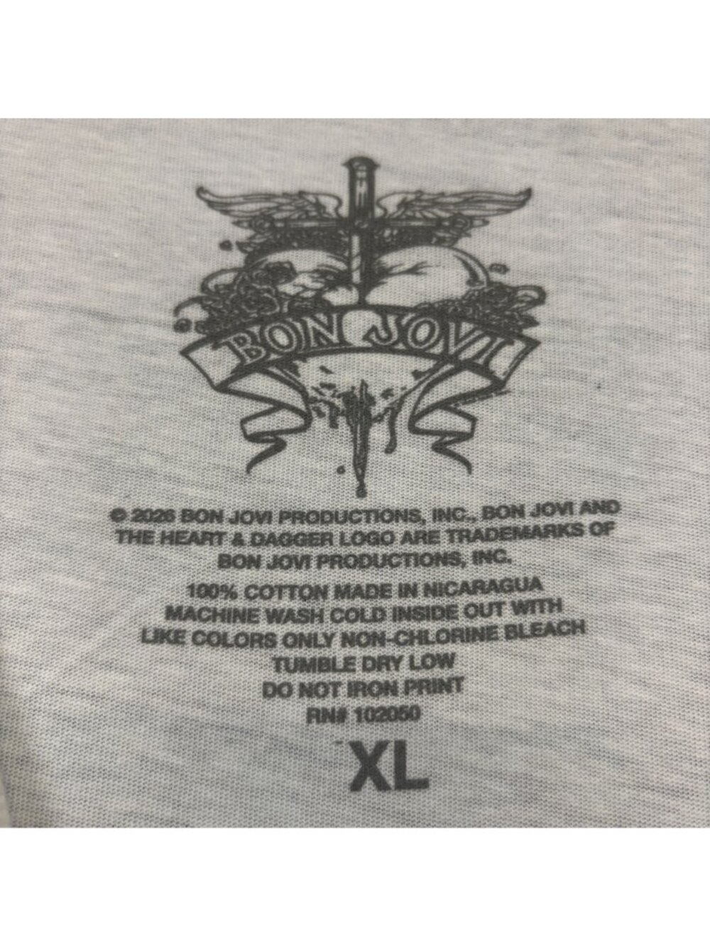 Bon Jovi “Slippery When Wet” Graphic T-Shirt Size Extra Large - Picture 4 of 4